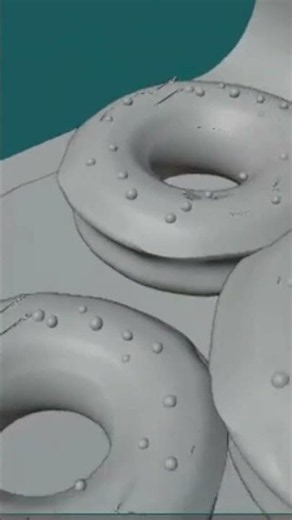 This donut animation is insane #3d #trending #blendertutorial #blendergameengine
