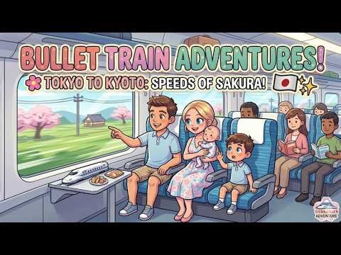 4-Year-Old’s First Japan Bullet Train Ride 🚄 | Tokyo Shinkansen Family Travel Vlog