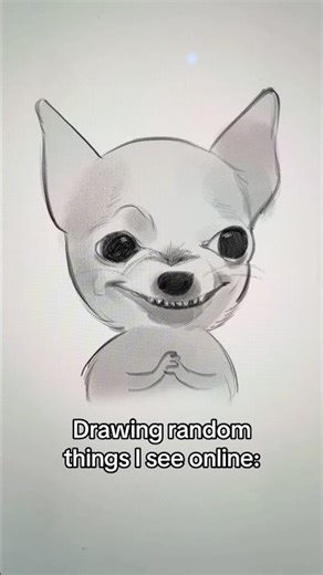 Drawing random things I see online: