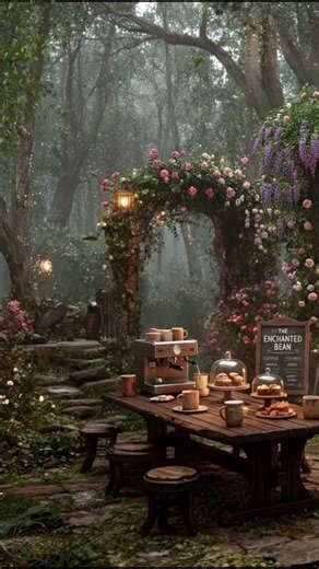 Fairy Spring Garden Ambience | Cozy Coffee Cottage