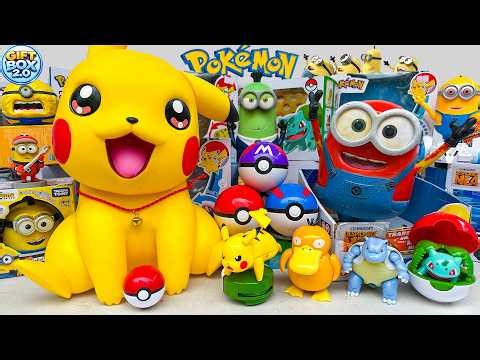 Ultimate Pokemon ,Minions Despicable Me 4 Playset ASMR | Review Toys