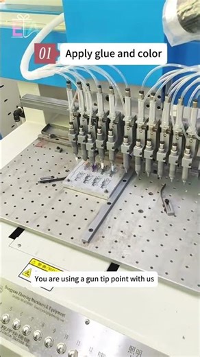 Automatic dispensing machines can operate multiple colors simultaneously #keychain