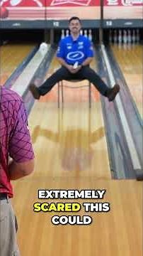He Actually Bowled Under My Chair #bowling #trickshots #crazy #sports