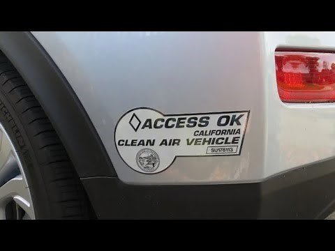 How to Remove California HOV Access OK stickers. Save hours of time!