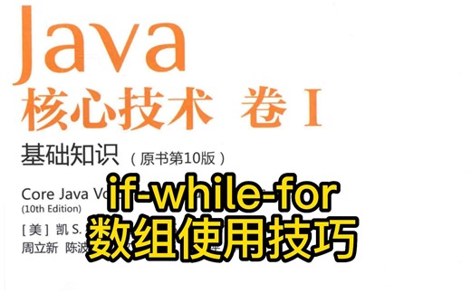 解读java核心技术-if-while-for和数组使用技巧