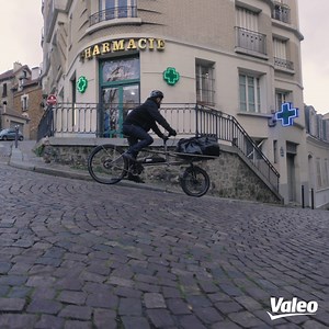 29K views · 219 reactions | Carrying a big load on a bike? No longer an issue. #Valeo Smart e-Bike system allows the cyclist to climb or reverse up a ramp with little effort while carrying up to 150 kg of load, as well as offering a unique braking energy recovery function. #SmartElectricBiking | Valeo | Facebook