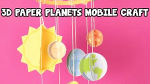 109K views · 133 reactions | Directions here: https://www.easypeasyandfun.com/3d-paper-mobile-planets-craft/ | Easy Peasy and Fun | Facebook