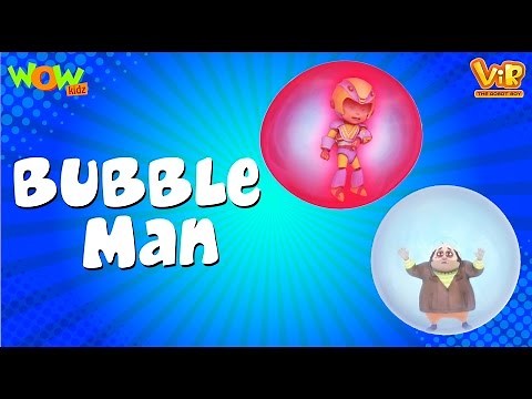 Vir The Robot Boy | Hindi Cartoon For Kids | Bubble man | Animated Series| Wow Kidz