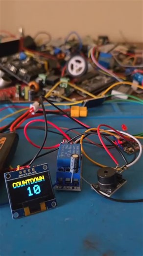 RoboNest on Instagram‎: "🛠️ Project Title Countdown Timer using a Microcontroller and Display This video shows the setup, circuit, and final operation of a countdown timer in one concise build. 📌 What’s in this video: • Microcontroller used for timing and control • Timer and display circuit overview • Main components (display module, buttons, buzzer) • Enclosure and mechanical assembly ————————— 🛠️ عنوان المشروع مؤقت عدّ تنازلي باستخدام متحكم دقيق وشاشة عرض يعرض هذا الفيديو الإعداد، الدائرة ا