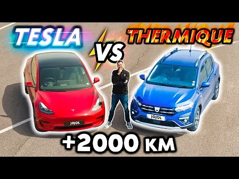 Tesla VS Thermal Car over 2000km! (the truth)