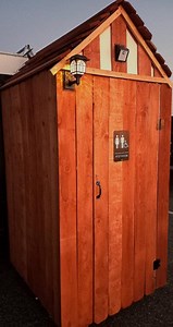 Outhouse Pdf Plans Outdoor Bathroom, Pool House Shower, Tiny House, Man Cave, No Utilities Needed, Runs off Solar, Propane Diagram Include. - Etsy Canada