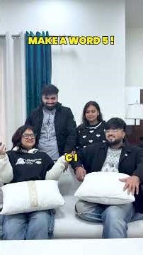 Ashish Tried To Cheat & It Backfired 😭 | Make A Word Challenge