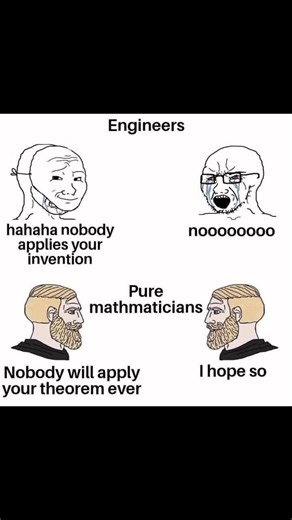 15K views · 264 reactions | Engineer vs pure mathematicians | Meme for mathematicians | Facebook