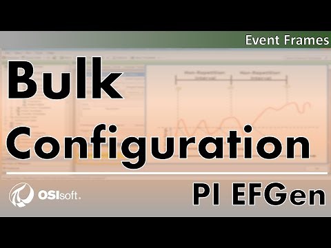 PI Event Frames Generator (PIEFGen): Generate PIEFGen Configurations in Bulk