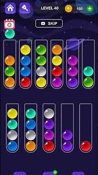 Ball Sort Master Game Level - 40 | Puzzle Games #entertainment #puzzle #games