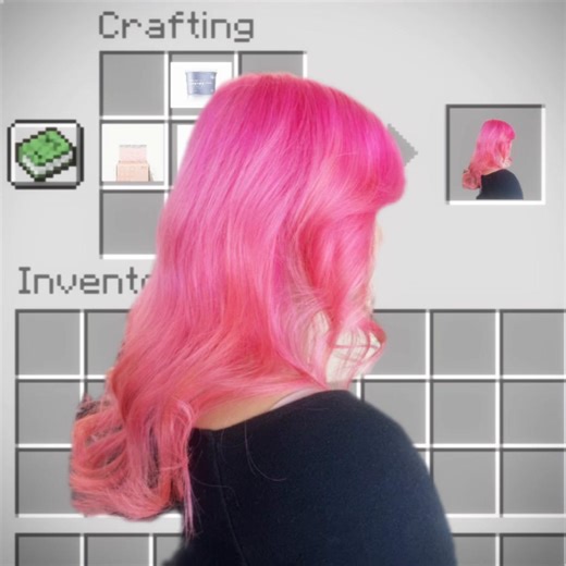 POV: translating hair services into Minecraft recipes ⛏️🧪💇‍♀️ As a fellow gamer and Minecraft fan, I had to jump on this super cute trend! 💕✨ Credit to the original creator of this trend! 🫶 #CapCut #minecraft #gamertrend #hairstylistsoftiktok #hairstylist