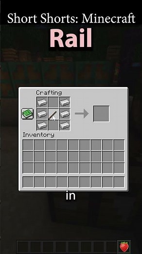 Rail - Short Shorts by StrawberryGS - Minecraft Crafting Recipe