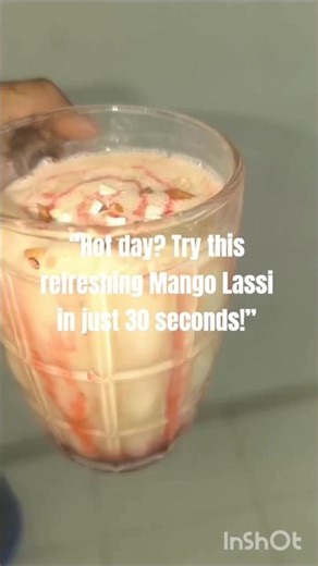 Refreshing Mango Lassi in 30 Seconds | Summer Special Drink 🥭🥛