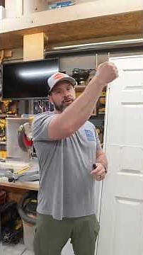 5 steps to quickly and easily to install pre-hung doors #woodworking #doors #installation