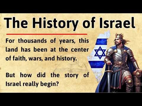 The History of Israel 🇮🇱|| Learn English Through History Stories || Level 3 Graded Reader 📚🎧