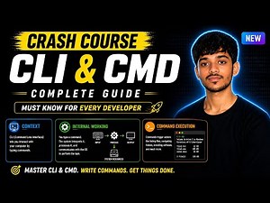 Master CLI & CMD in One Video ⚡ Full Crash Course (Windows + Linux)