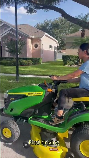 John Deere s140 第一次购买割草车