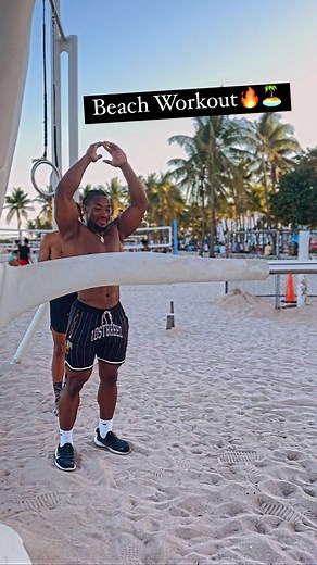 14K views · 10K reactions | Beach Workout️ Even on sand, the gravity is tuned off  . . . #hiit #calisthenics #jump #jumptraining #athlete #jumphigh #athleticism #fit #verticaljumptraining #athletics #athletictraining #fitnessmotivation #plyometrics #fitness #explosivetraining #outdoors #viral #viralreels #trendingreels #reels #miami #southbeach #miamibeach #instafit #instagood #fyp #explore | Brian Williams | Facebook