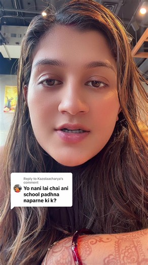 Aba chado school janxin hai - Nepali TikTok reply