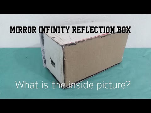How to make Two mirror infinity reflection in box by M.R Technics