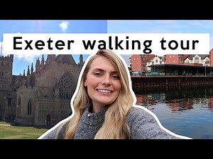 EXETER CITY WALKING TOUR - Quay, Cathedral, Cafes & Shopping ❤️