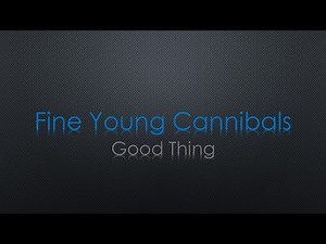 Fine Young Cannibals Good Thing Lyrics