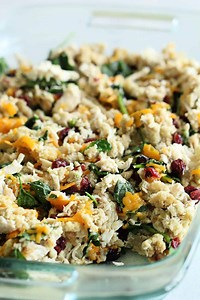 Turkey Cranberry Spinach Casserole Recipe - Six Sisters' Stuff
