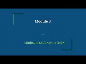 Digital Communication: 4.8 Bandpass Modulation by Prof. Biju Balakrishnan