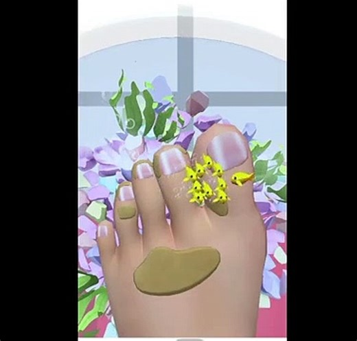 Satisfying video __ FootClinic Mobile Gameplay __ asmr sound