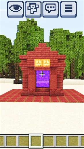 NEW STYLE BEST MANGROVE NETHER PORTAL | MINECRAFT | #shorts #trending #viral #minecraft