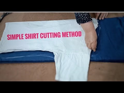 Simple Shirt Cutting Method | Easy Men’s & Boys Shirt Tutorial