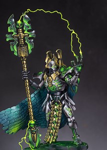 516K views · 8.2K reactions | The time past so fast, one year from this miniature. But that is nothing for Imotekh! The Lord of Thunder! It was a serious atempt to do a shinny non metallic with refections, at the end looks cool. . . #warhammer #warhammer40k #gamesworkshop #warhammercommunity #paintingwarhammer | Elminiaturista | Facebook