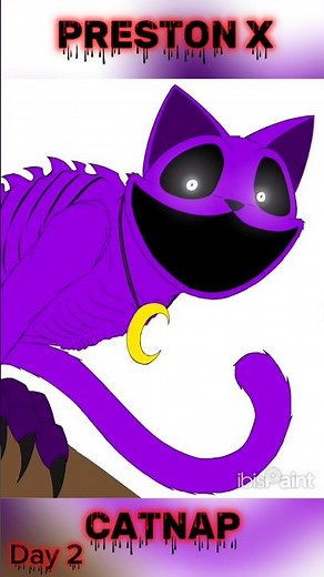 Day 2 | CatNap (Poppy Playtime) | #halloween #poppyplaytime #smilingcritters #inktober #horror