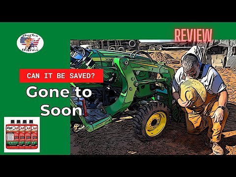 FlatOut tire sealant review on our John Deere how to fix your own flat