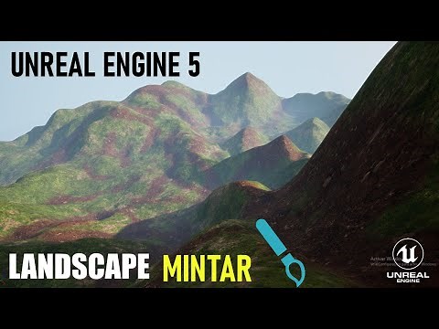UNREAL ENGINE 5 Como Pintar Nuestro Terreno (LANDSCAPE V) Tutorial "Español"