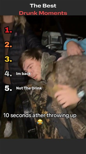 The best drunk moments
