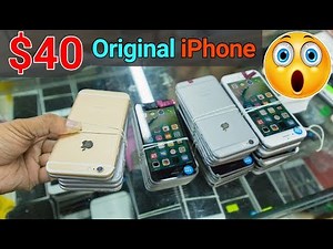 😱Original iPhone Just Only $40 - Chinese Wholesale Market Tour