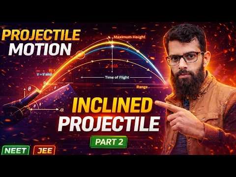 Inclined Projectile |11th NEET JEE | Mashood sir physics
