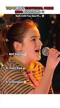 TOP 5 MOST EMOTIONAL Voice Kids Auditions 😭 #thevoicekids #emotional
