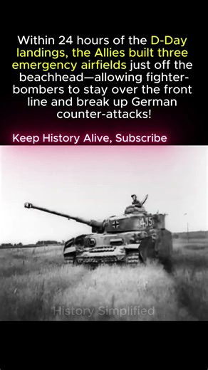 D-Day: 3 Emergency Airfields Built In 24 HOURS. Saved The Beachhead. INSANE.