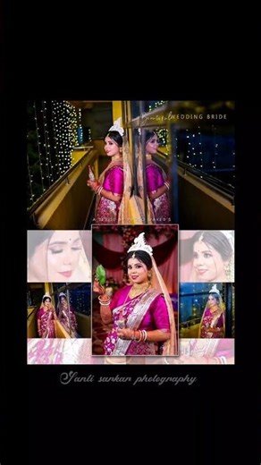 Beautiful Bengali Bride Photoshoot | Traditional Makeup & Wedding Look | #Shorts