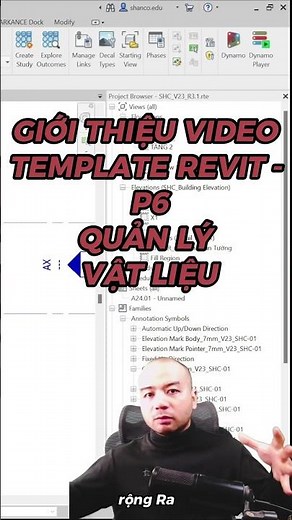 [Demo] Template Revit Theo TCVN - P6: Quản Lý Vật Liệu #revit #bim