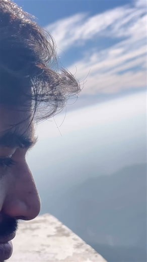 Mussoorie’s Sky Point 🌥️ George Everest Viewpoint #incredibleindia #travelindia #mountains #yt