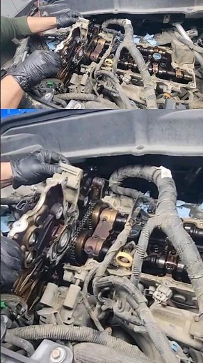 Timing Chain Cover! Gm Acadia, Traverse, Enclave, Terrain,Cts, Srx, 3.6L #mechanic #automobile #diy