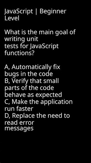 Writing Unit Tests for JavaScript Functions #CodingTips #DevelopmentBest Practices #Programming